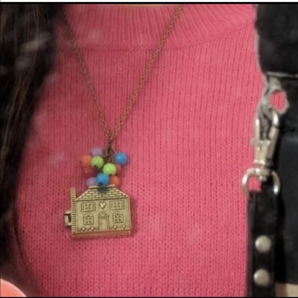 Jewelry - Balloon House Up Necklace Beads Pendant long
